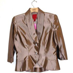 JS Collection Suit Sey Blazer + Long Skirt